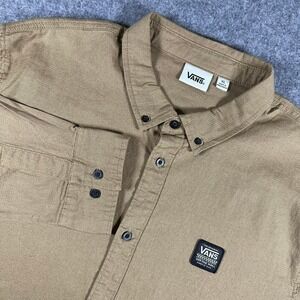 Vans The Original Off The Wall Button Down Shirt Mens XL Long Sleeve